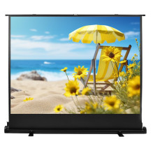 Maclean MC-211 Portable Projection Screen, Compact, Floor, 100", 4:3