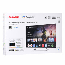 „Sharp 55JP7265E“ televizorius 139,7 cm (55") 4K „Ultra HD“ išmanusis televizorius „Wi-Fi“ juodas „Sharp 55JP7265E“ televizorius 139,7 cm (55") 4K „Ultra HD“ išmanusis televizorius „Wi-Fi“ juodas