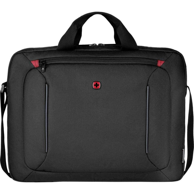 Wenger BQ 16 Laptop Slimcase Toploader Laptop Bag black