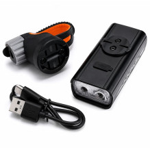 iLike JOHORSE USB Rechargeable Bike Front Light, 400LM LED Bicycle Headlight, Dual Beam, Aluminum Housing, Battery Indic iLike JOHORSE USB Rechargeable Bike Front Light, 400LM LED Bicycle Headlight, Dual Beam, Aluminum Housing, Battery Indic