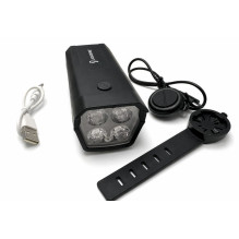 iLike Rechargeable Bicycle Headlight with 120dB Electric Horn, 300 Lumens LED Bike Light, USB Rechargeable, Handlebar Re iLike Rechargeable Bicycle Headlight with 120dB Electric Horn, 300 Lumens LED Bike Light, USB Rechargeable, Handlebar Re