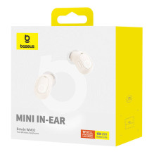 Belaidės ausinės Baseus Bowie WM02 TWS, Bluetooth 5.0 (baltos) OS