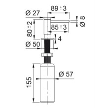 Dispenser Franke SD Atlas 112.0717.104 Dispenser Franke SD Atlas 112.0717.104