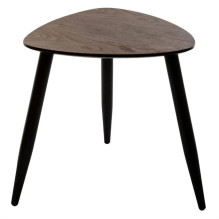 A set of coffee tables Atmosphera Mileo, black / nut
