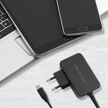 Įkroviklis - Qoltec 52386 GaN POWER PRO , 1xUSB-C , 65W , 5-20V , 3-3.25A , Juodas Įkroviklis - Qoltec 52386 GaN POWER PRO , 1xUSB-C , 65W , 5-20V , 3-3.25A , Juodas