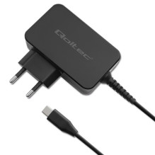 Charger - Qoltec 52386 GaN POWER PRO, 1xUSB-C, 65W, 5-20V, 3-3.25A, Black Charger - Qoltec 52386 GaN POWER PRO, 1xUSB-C, 65W, 5-20V, 3-3.25A, Black
