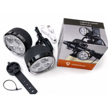 iLike USB Rechargeable 4-LED Bike Light Set - Front & Rear Bicycle Lights with 120dB Horn iLike USB Rechargeable 4-LED Bike Light Set - Front & Rear Bicycle Lights with 120dB Horn