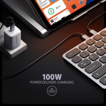 KEYBOARD + I / O HUB 9IN1 / 0.6M HMC-KB-US AXAGON KEYBOARD + I / O HUB 9IN1 / 0.6M HMC-KB-US AXAGON