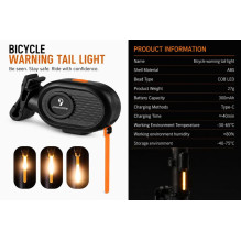 iLike JOWORSE Rechargeable COB LED Bike Tail Light, USB-C Bicycle Rear Safety Light, 300mAh Waterproof Cycling Warning L iLike JOWORSE Rechargeable COB LED Bike Tail Light, USB-C Bicycle Rear Safety Light, 300mAh Waterproof Cycling Warning L