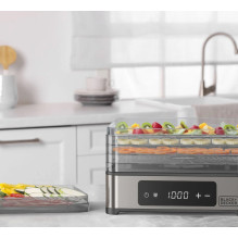 Black+Decker BXDE401E Fruit, Mushroom and Vegetable Dehydrator Black+Decker BXDE401E Fruit, Mushroom and Vegetable Dehydrator