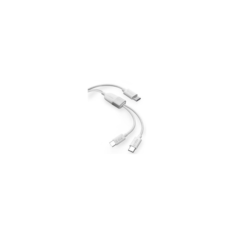 Adapteris SBS Splitter-Y USB-C 2.0 1.5m 60W PD