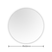 LUNA MIRROR WITH LED LIGHT 60 CM LUNA MIRROR WITH LED LIGHT 60 CM