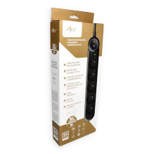 Extension cord 5 sockets Art F2110 3 m black Extension cord 5 sockets Art F2110 3 m black