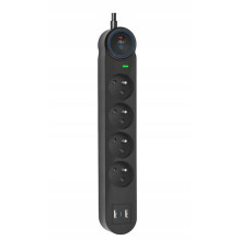 Extension cord 4 sockets +...