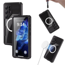 Case for Samsung S26 ULTRA Waterproof Shellbox MARS with metal ring black Case for Samsung S26 ULTRA Waterproof Shellbox MARS with metal ring black