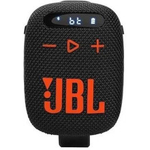 Belaidė kolonėlė JBL Wind 3 su laikikliu ant vairo, juodos ir oranžinės spalvos Belaidė kolonėlė JBL Wind 3 su laikikliu ant vairo, juodos ir oranžinės spalvos
