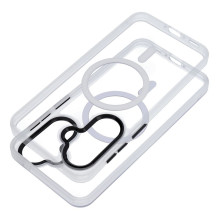ROAR dėklas MAG BUMPER suderinamas su MagSafe, skirtas SAMSUNG A37, baltas