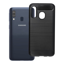 Case for Samsung A40 CARBON 2.0 black Case for Samsung A40 CARBON 2.0 black