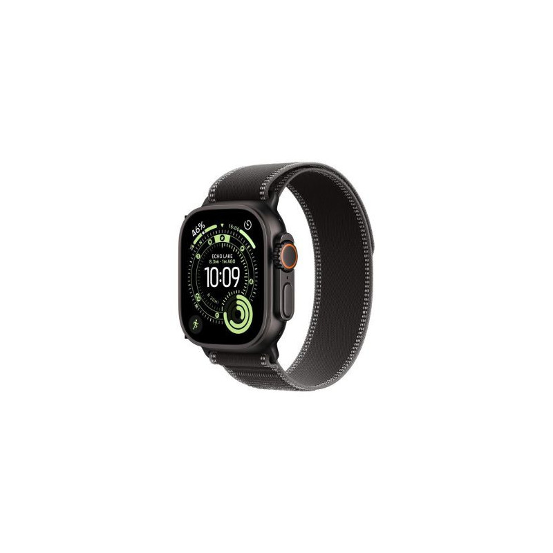 Apple Watch Ultra 3 (2025) GPS + Cellular 5G 49mm Black Titanium Case with Black / Charcoal Trail Loop S / M EU MF1D4