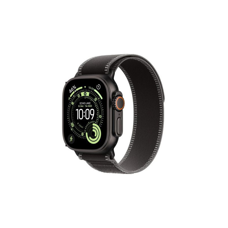 Apple Watch Ultra 3 (2025) GPS + Cellular 5G 49mm Black Titanium Case with Charcoal Trail Loop M / L EU MF1H4