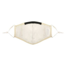 PureMe Reusable / Adjustable Mask Linen 2 pcs N95 filters inside the package Cream PureMe Reusable / Adjustable Mask Linen 2 pcs N95 filters inside the package Cream
