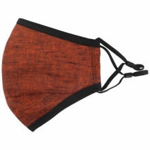 PureMe Reusable / Adjustable Mask Linen 2 pcs N95 filters inside the package Rust Orange PureMe Reusable / Adjustable Mask Linen 2 pcs N95 filters inside the package Rust Orange