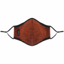 PureMe Reusable / Adjustable Mask Linen 2 pcs N95 filters inside the package Rust Orange PureMe Reusable / Adjustable Mask Linen 2 pcs N95 filters inside the package Rust Orange