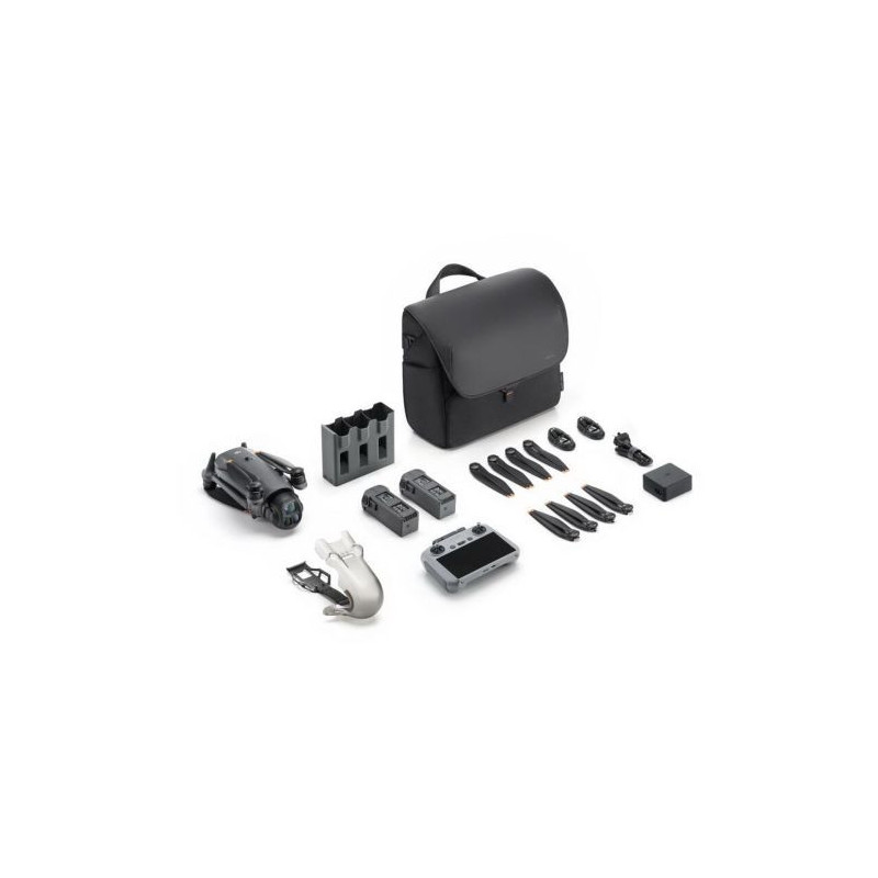 DJI Drone Mavic 4 Pro Fly More Combo with 100 MPx 60 fps Camera with DJI RC2 Remote Controller, Light Gray, EU (CP.MA.00