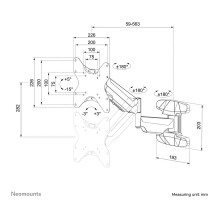 Neomounts WL70-550BL12 TV mount / stand Neomounts WL70-550BL12 TV mount / stand