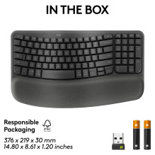 „Logitech ERGO 920-012334“ klaviatūra „Logitech ERGO 920-012334“ klaviatūra