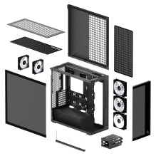 ARCTIC Xtender Black (Tinted Glass)