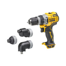DEWALT Akku-Bohrschrauber. 4 Köpfe. 12 voltų DEWALT Akku-Bohrschrauber. 4 Köpfe. 12 voltų