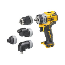 DEWALT Akku-Bohrschrauber. 4 Köpfe. 12 voltų DEWALT Akku-Bohrschrauber. 4 Köpfe. 12 voltų