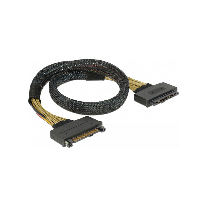 Delock extension cable U.2 SFF-8639 plug U.2 SFF-8639 socket 0.5 m