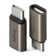 Ringke Converter Type-C Male To Lightning Female (2pcs) Gunmetal