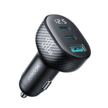 Joyroom Car Charger with Digital Display, C+C+U, 30W, Black (JR-CCD04) Joyroom Car Charger with Digital Display, C+C+U, 30W, Black (JR-CCD04)