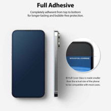 Ringke iPhone 13 / 13 Pro Screen Protector Invisible Defender ID Tempered Glass Black Ringke iPhone 13 / 13 Pro Screen Protector Invisible Defender ID Tempered Glass Black