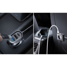 Joyroom Car Charger 5-in-1, C+C+U+U+U, QC 3.0, PD 3.0, FCP, AFC, 12V / 24V, 72W, Black (JR-CL05) Joyroom Car Charger 5-in-1, C+C+U+U+U, QC 3.0, PD 3.0, FCP, AFC, 12V / 24V, 72W, Black (JR-CL05)