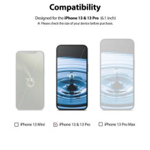 Ringke iPhone 13 / 13 Pro Screen Protector Invisible Defender ID Tempered Glass Black Ringke iPhone 13 / 13 Pro Screen Protector Invisible Defender ID Tempered Glass Black