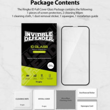Ringke iPhone 13 / 13 Pro Screen Protector Invisible Defender ID Tempered Glass Black Ringke iPhone 13 / 13 Pro Screen Protector Invisible Defender ID Tempered Glass Black