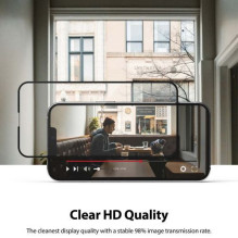 Ringke iPhone 13 / 13 Pro Screen Protector Invisible Defender ID Tempered Glass Black Ringke iPhone 13 / 13 Pro Screen Protector Invisible Defender ID Tempered Glass Black