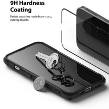 Ringke iPhone 13 / 13 Pro Screen Protector Invisible Defender ID Tempered Glass Black Ringke iPhone 13 / 13 Pro Screen Protector Invisible Defender ID Tempered Glass Black