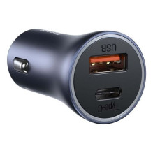Baseus Car Charger Golden Contactor Pro Dual Quick Charger U+C, PD 3.0, QC 4+, SCP FCP AFC (with USB - Type C 1m cable) Baseus Car Charger Golden Contactor Pro Dual Quick Charger U+C, PD 3.0, QC 4+, SCP FCP AFC (with USB - Type C 1m cable)