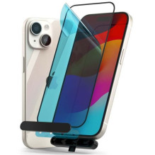 Ringke iPhone 15 / 16 Screen Protector Privacy Tempered Glass 9H with installation jig Transparent Ringke iPhone 15 / 16 Screen Protector Privacy Tempered Glass 9H with installation jig Transparent