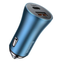 Baseus Car Charger Golden Contactor Pro Dual Quick Charger U+C, PD 3.0, QC 4+, SCP FCP AFC (with Type-C - Lightning 1m B Baseus Car Charger Golden Contactor Pro Dual Quick Charger U+C, PD 3.0, QC 4+, SCP FCP AFC (with Type-C - Lightning 1m B