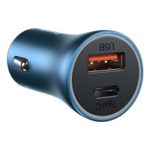 Baseus Car Charger Golden Contactor Pro Dual Quick Charger U+C, PD 3.0, QC 4+, SCP FCP AFC (with Type-C - Lightning 1m B Baseus Car Charger Golden Contactor Pro Dual Quick Charger U+C, PD 3.0, QC 4+, SCP FCP AFC (with Type-C - Lightning 1m B