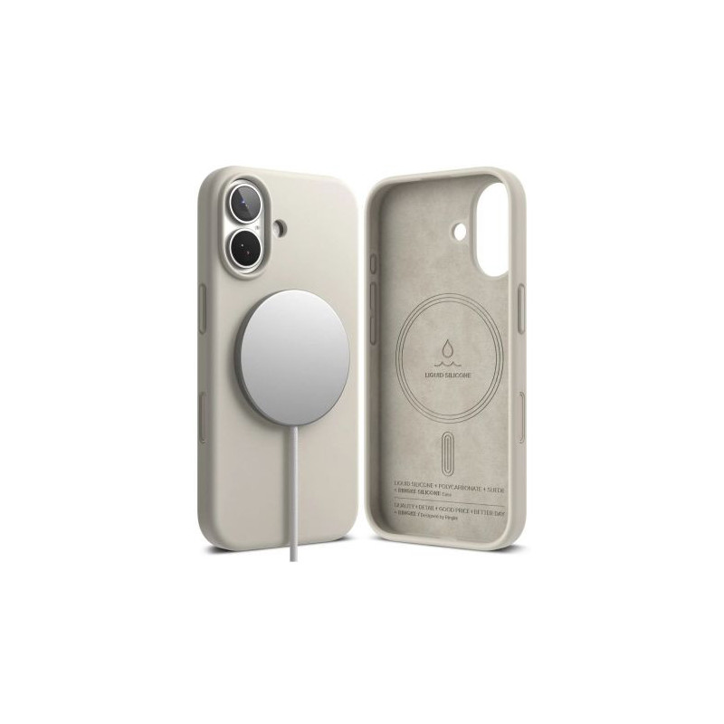 Ringke iPhone 17 Case Silicone Magnetic Stone