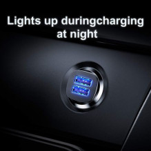 Baseus Car Charger Square metal A + A 30W Dual QC3.0 (SCP.AFC) Black (CCALL-DS01) Baseus Car Charger Square metal A + A 30W Dual QC3.0 (SCP.AFC) Black (CCALL-DS01)