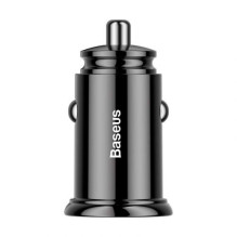 Baseus Car Charger Circular Plastic A+C PPS PD3.0 + QC4.0 + 30W Black (CCALL-YS01) Baseus Car Charger Circular Plastic A+C PPS PD3.0 + QC4.0 + 30W Black (CCALL-YS01)