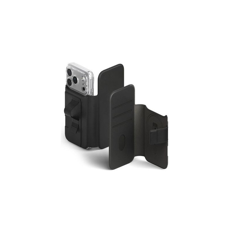 Ringke iPhone 17 Pro Case Folio Grip Wallet Magnetic Black